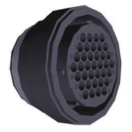 1 pcs - TE Connectivity Circular Connector, 37 Contacts, Cable Mount, Plug, Female, CPC Series 1 Series