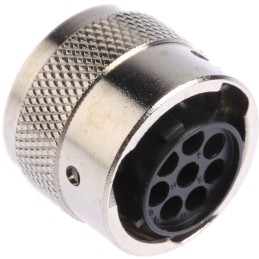 1 pcs - Souriau Circular Connector, 8 Contacts, Cable Mount, Socket, Female, IP65, UTG Series