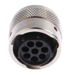1 pcs - Souriau Circular Connector, 8 Contacts, Cable Mount, Socket, Female, IP65, UTG Series