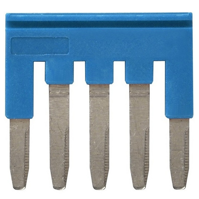10 pcs - XW5S Short Bar for use with XW5G-P2.5-5 Grounding Terminal Block, XW5T-P2.5-5 Feed Through Terminal Block