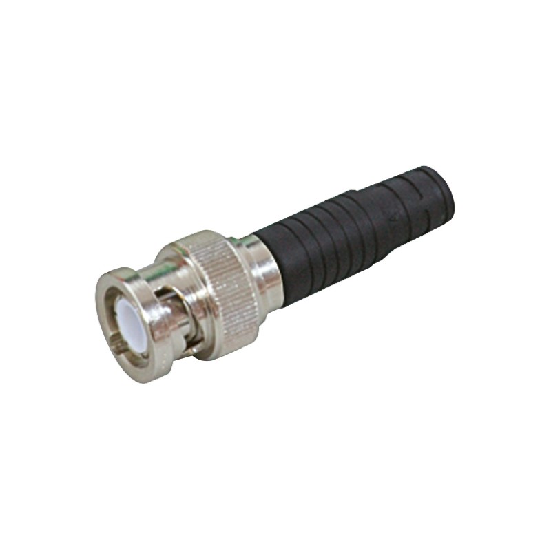 1 pcs - Tajimi Electronics, Plug Cable Mount BNC Connector, 75Ω, Crimp Termination, Straight Body