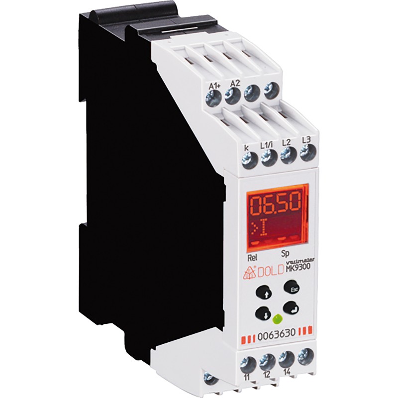 1 pcs - Dold Multifunction Monitoring Relay, 3 Phase, SPDT, 24 - 400V ac, DIN Rail