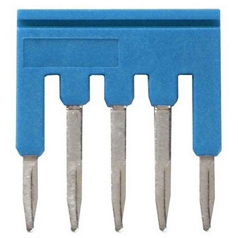 10 pcs - XW5S Short Bar for use with XW5G-P1.5-5 Grounding Terminal Block, XW5T-P1.5-5 Feed Through Terminal Block