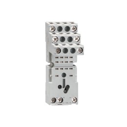1 pcs - Lovato HR SERIES 230V ac DIN Rail Relay Socket, for use with HR SERIES