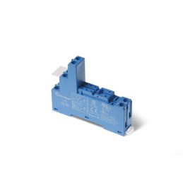 1 pcs - Finder 95 Series 250V Rail or Panel Mount Relay Socket, for use with 40.51, 40.52, 40.61, 40.62 Series Relay