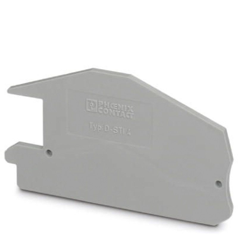 1 pcs - Phoenix Contact D-STI 4 Series End Cover for Use with DIN Rail Terminal Blocks