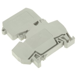 1 pcs - Wago 281 Series Grey Fuse Terminal Block, 4mm², Single-Level, Cage Clamp Termination, Fused