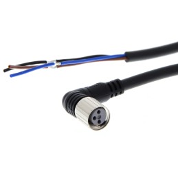 1 pcs - Omron Right Angle Female M8 to Unterminated Sensor Actuator Cable, 5m