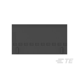 10 pcs - TE Connectivity, FFC PCB Connector Housing, 2.54mm Pitch, 10 Way, 1 Row