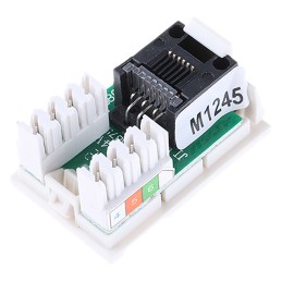 1 pcs - MK Electric White Telephone Socket