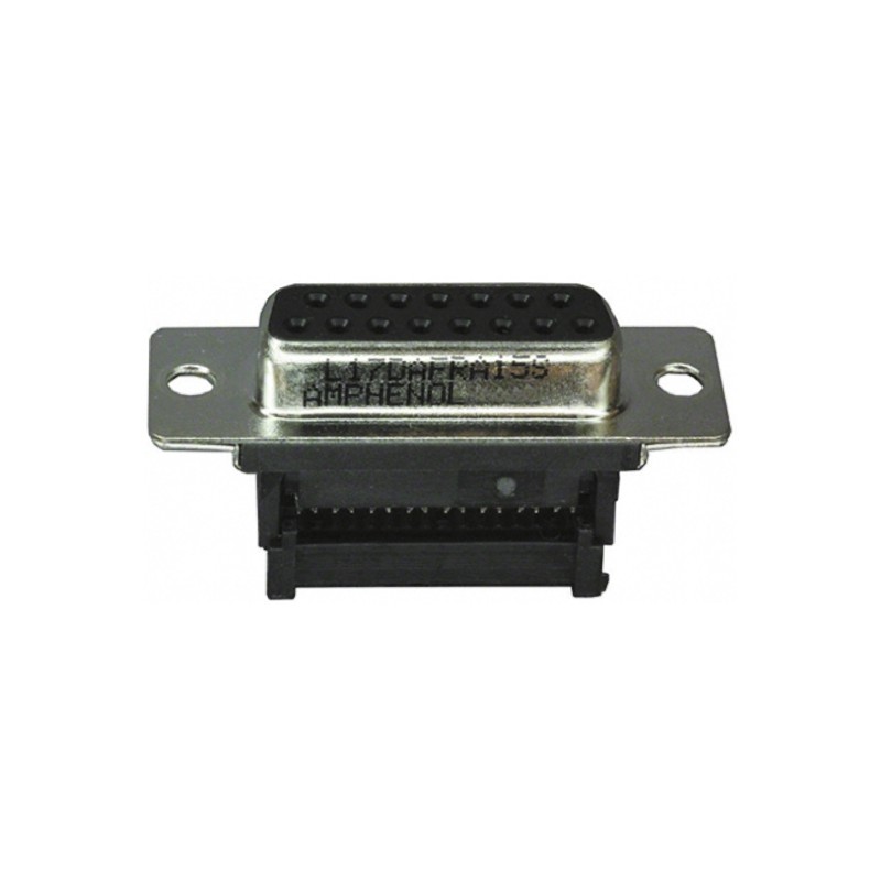 1 pcs - Amphenol ICC DFR 37 Way Right Angle Cable Mount D-sub Connector Socket, 2.77mm Pitch