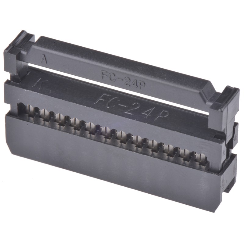 1 pcs - Wurth Elektronik 24-Way IDC Connector Socket for Cable Mount, 2-Row