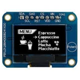 1 pcs - Midas 0.96in White Passive matrix OLED Display 128 x 64pixels COB I2C Interface