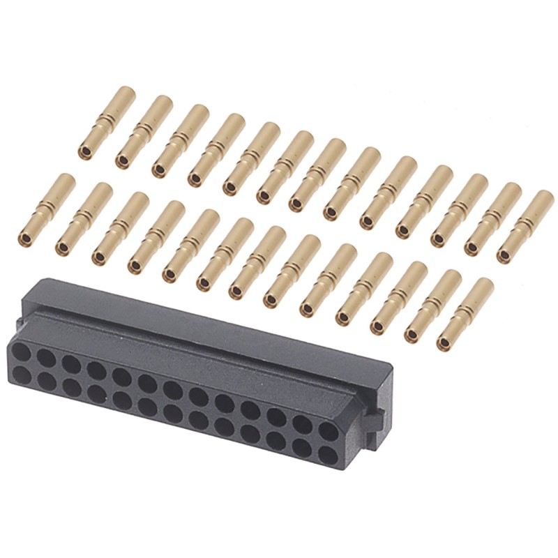 1 pcs - HARWIN Datamate Connector Kit Containing 13+13 DIL Female Socket
