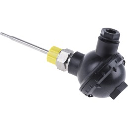 1 pcs - RS PRO PT100 RTD Sensor, 6mm Dia, 100mm Long, 3 Wire, G1/2, Class A +250°C Max