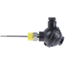 1 pcs - RS PRO PT100 RTD Sensor, 6mm Dia, 100mm Long, 3 Wire, G1/2, Class A +250°C Max