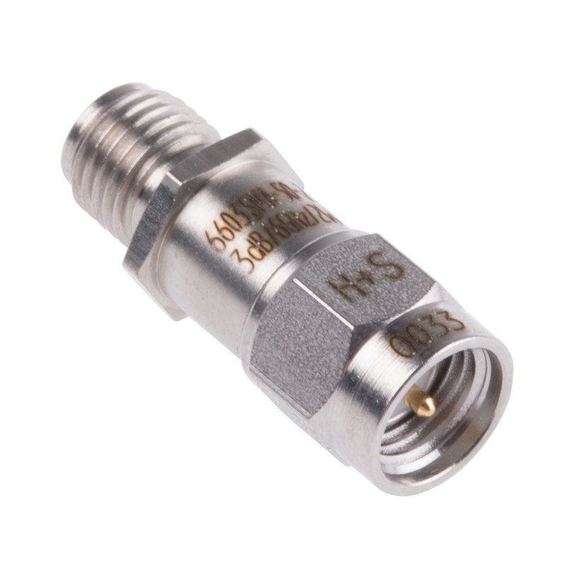 15 pcs - 50Ω RF Attenuator SMA Connector SMA Plug to Socket 3dB, Operating Frequency DC - 6GHz
