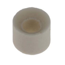 1 Lot of 720 - White Ceramic Bead 2.5mm Bore Size +1200°C