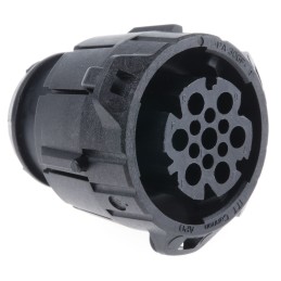 1 pcs - ITT Cannon, APD 7 Pole Din Plug, DIN 72585, 48 V dc IP67, IP69K, Male, Cable Mount