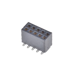 1 pcs - Samtec SFMC Series Straight Surface Mount PCB Socket, 10-Contact, 2-Row, 1.27mm Pitch, Solder Termination
