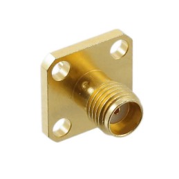 1 pcs - Molex 73391 Series, jack Panel Mount SMA Connector, 50Ω, Through Hole Termination, Straight Body