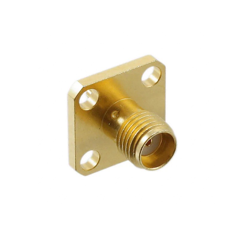 1 pcs - Molex 73391 Series, jack Panel Mount SMA Connector, 50Ω, Through Hole Termination, Straight Body