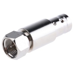 1 pcs - Telegartner Straight RF Adapter BNC Socket to Type F Plug