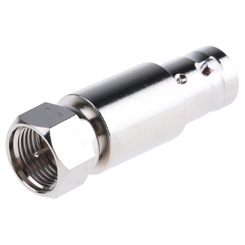 1 pcs - Telegartner Straight RF Adapter BNC Socket to Type F Plug
