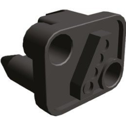 1 pcs - TE Connectivity, Metrimate Male Connector Housing, 5.08mm Pitch, 4 Way, 1 Row