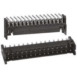 10 pcs - Hirose DF11 Series Right Angle Through Hole PCB Header, 30 Contact(s), 2.0mm Pitch, 2 Row(s), Shrouded