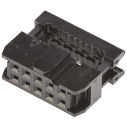 1 pcs - Amphenol ICC 10-Way IDC Connector Socket for Cable Mount, 2-Row