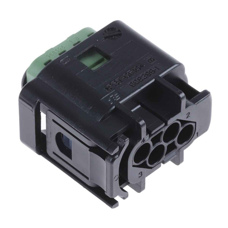 10 pcs - TE Connectivity, Micro Quadlok System Automotive Connector Socket 4 Way