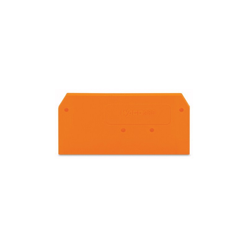 10 pcs - Wago 280 Series End and Intermediate Plate for Use with 280 Series Terminal Blocks