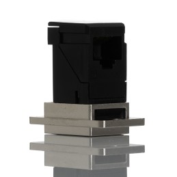 1 pcs - RS PRO Single-Port RJ45 Female Feedthrough Ethernet Connector, Cat5e, Unshielded