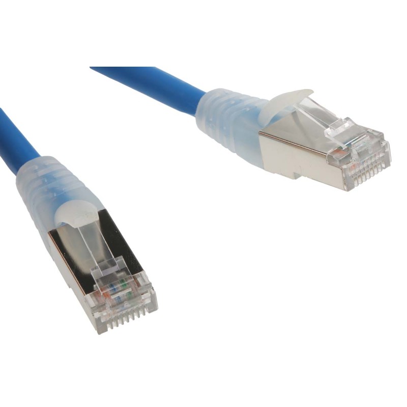 1 pcs - RS PRO Cat6 Male RJ45 to Male RJ45 Ethernet Cable, F/UTP, Blue LSZH Sheath, 5m