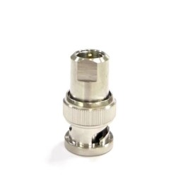 1 pcs - RS PRO Straight 50Ω Coaxial Adapter FME Plug to BNC Plug 0.9GHz
