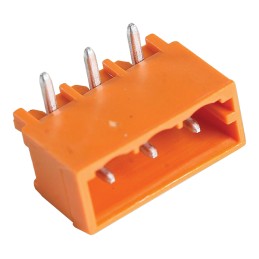10 pcs - Wago 5.08mm Pitch 3 Way Right Angle Pluggable Terminal Block, Header, Through Hole, Solder Termination