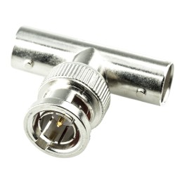 1 pcs - Amphenol Tee 75Ω RF Adapter BNC Plug to BNC Socket 1GHz