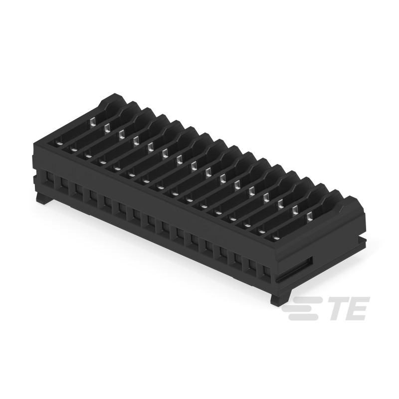 1 pcs - TE Connectivity MICRO CT Series Straight Cable Mount, IDC PCB Socket, 16-Contact, 1-Row, 1.2mm Pitch, IDC Termination