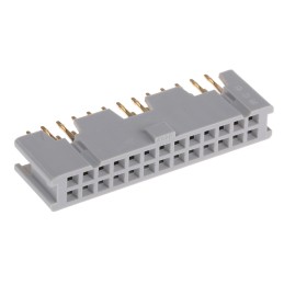 1 pcs - 3M 8500 Series Straight Through Hole Mount PCB Socket, 26-Contact, 2-Row, 2.54mm Pitch, Solder Termination