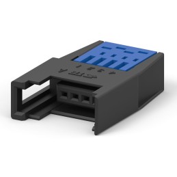 1 pcs - TE Connectivity 4-Way RITS Connector for Cable Mount, 1-Row