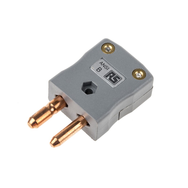 1 pcs - RS PRO In-Line Thermocouple Connector for Use with Type B Thermocouple, Standard Size, ANSI Standard