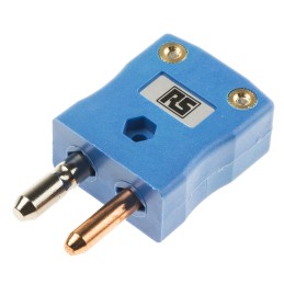 1 pcs - RS PRO In-Line Thermocouple Connector for Use with Type T Thermocouple, Standard Size, BS Standard