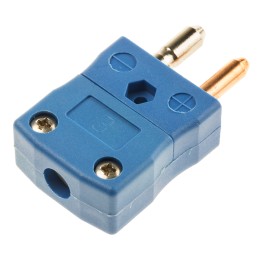 1 pcs - RS PRO In-Line Thermocouple Connector for Use with Type T Thermocouple, Standard Size, BS Standard