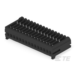 5 pcs - TE Connectivity MICRO CT Series Straight Cable Mount, IDC PCB Socket, 15-Contact, 1-Row, 1.2mm Pitch, IDC Termination