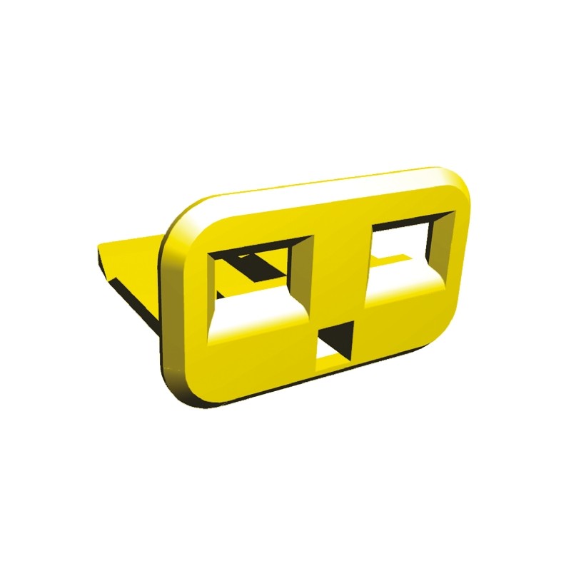 50 pcs - TE Connectivity, EconoSeal III 2 Way TPA Lock for use with Automotive Connectors