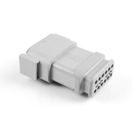 1 pcs - Amphenol Industrial, ATM Automotive Connector Socket 12 Way, Crimp Termination