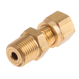 1 pcs - RS PRO In-Line Thermocouple Compression Fitting for Use with Thermocouple, 1/8 NPT, 1.5mm Probe, RoHS Compliant Standard