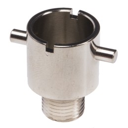 1 pcs - RS PRO Bayonet Adapter for Use with Temperature Sensor, 1/8 BSP, 6mm Probe, RoHS Compliant Standard