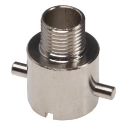 1 pcs - RS PRO Bayonet Adapter for Use with Temperature Sensor, 1/8 BSP, 6mm Probe, RoHS Compliant Standard